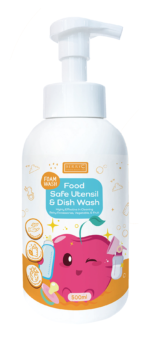 BerryC Food Safe Utensil & Dish Wash 500ml
