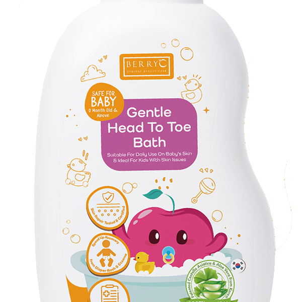 BerryC Gentle Head To Toe Bath 800ml
